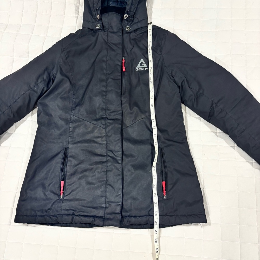 Gerry Women's Winter Ski Jacket Black with Pink Accents Removable Hood Medium - Picture 14 of 16